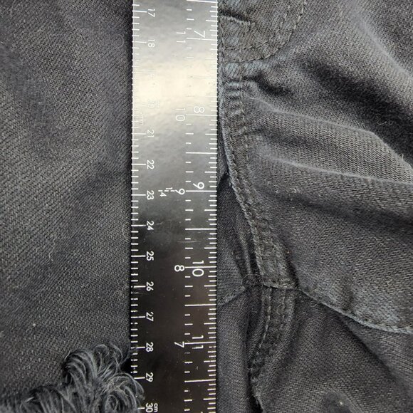 American Eagle Outfitters Shorts Womens 10 Black Hi-Rise Festival Cut Off Jorts - Picture 6 of 10